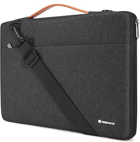 NIDOO 13.5 Inch Laptop Sleeve Shoulder Messenger Bag Protective Computer PC Case for Surface Book 3 2 / Surface Laptop Studio / 14 ThinkPad P14s E14 T14 / IdeaPad Flex 5 / Yoga Pro 7 / ProBook 440 G9
