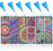 Fanshiontide 6 Stück Diamant Malerei Lesezeichen, 5D DIY Mandala Diamond Painting Lesezeichen, Stickerei Malerei nach Zahlen Kit für Student Graduierung Geburtstag Geschenk und Seite Markierung