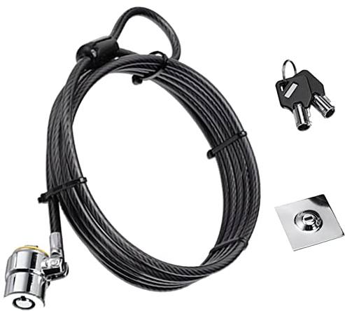 Laptop Schloss,Kabelschloss Sicherheitsschlosskabel Zahlenschloss Diebstahlsicherungs Kabel Schloss Geeignet für Smartphones,Lapto/iPad/Tablets Lock Sicherheitsschloss