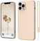 ElestBela iPhone 12 Pro Hülle, Hanyhülle iPhone 12 Pro Ultra Dünn Slim mit Microfiber, Kratzfeste Rundumschutz Silikon Case Schutzhülle Hülle für iPhone 12 Pro Khaki
