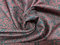 Brokat-Stoff, Jacquard, für Dekoration und Basteln, Blumen, Schwarz/Rot, 1 m x 140 cm