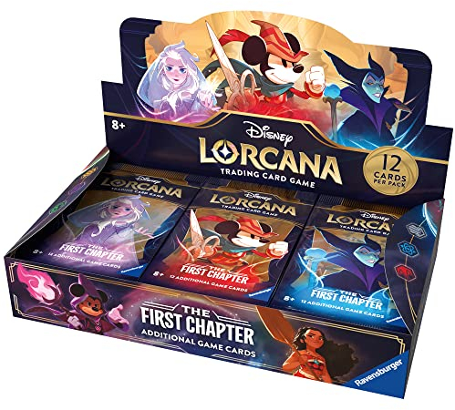 Disney Lorcana Trading Card Game: Das Erste Kapitel - Display mit 24 Booster Packs - Englisch
