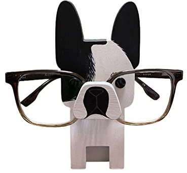Rifuli #107 Niedliches Bauernhoftier-Brillengestell Heimbüro-Dekoration Niedliches kreatives Tier-Brillengestell Heimbüro-Dekoration Desktop-Brillengestell (A, One Size)