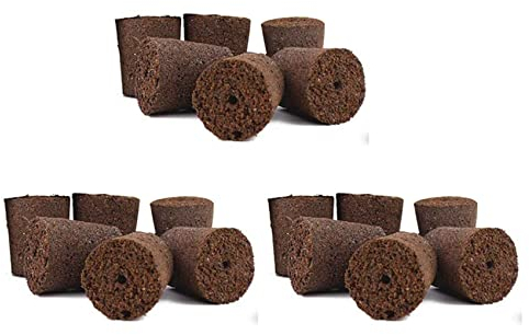 VENEKA 48 x Pflanzen-Schwämme für Garten, Innenbereich, Garten, intelligenter Schwamm mit Nährstoffen, -Wachstumsschwamm