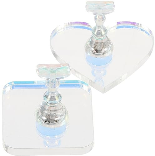 Beavorty Nail Art Practice Stand for Beginners Featuring Magnetic False Nail Holders and Acrylic Painting Stands Practice Sessions