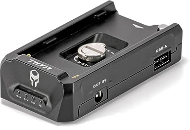 TILTA L Series Battery Plate Compatible with NP-F Batteries, with 18w PD Port and 1/4”-20 Screw TA-BTP2-F970-B