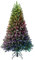 Twinkly Lichterbaum, 1,80 m, Künstlicher Weihnachtsbaum mit Kartierbaren LEDs, Tannenbaum mit 435 RGB-LEDs, Kompatibel mit Alexa und Google Home, Weihnachtsdekoration mit App-Steuerung, Grün