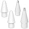 Jinpojun 4 Pack Pointes pour Apple Pencil 1 & 2 Génération, Nibs de Rechange Compatible avec Apple Pencil 1ère et 2ème Génération, Haute Sensibilité Pointes de Rechange pour iPad