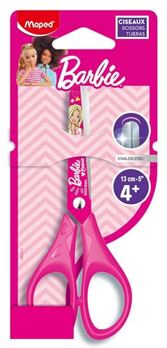 Maped - Forbici Ergonomiche Barbie - A Punta Tonda