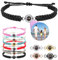 Personalisierte Projektion Armband mit Foto individuelles Bild und verschiedene in Stein Geschenke für Mama Papa Freund Freundin Männer Frauen Paare (Rund)