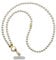CASETiFY Pearl Cross-body Strap - Pearl with Gold