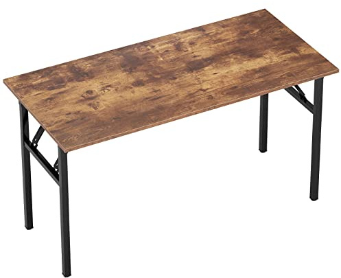 SogesHome Klapptisch Computertisch 120 x 60 x 75 cm PC Tisch Schreibtisch Bürotisch Büroarbeitsplatz für Home Office Verwendung Schreibtisch Esstisch Konferenztisch