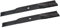 SECURA Jeu de lames (low-lift) compatible avec John Deere LT180 Tracteur de pelouse