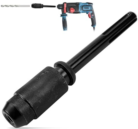 VZXZXE SDS Plus mandrino a sgancio rapido, adattatore Sds, adattatore con filettatura per tutti i trapani e scalpelli SDS Plus mandrino per avvitatore mandrino trapano Accessori