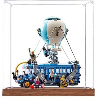 Acryl-Vitrine für Lego 77073 Battle Bus Modell, staubdichte Displaybox, Aufbewahrungsbox, transparente Box, Displaybox kompatibel mit Lego 77073 (nur Hülle, kein Modell) (3 mm)