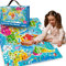 QUOKKA Floor Puzzles for Children Age 3+, 60x90 cm 48 pc Giant Jigsaws for Kids - Large Educational World Map Toys - Premium Gift Box with Sturdy Handle & Magnetic Closure