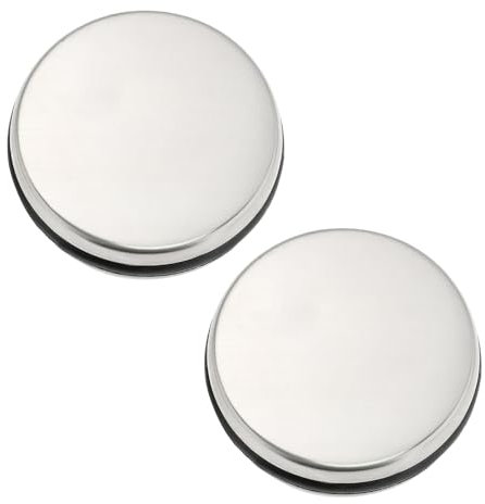 SG Store 2pcs Tapones de Drenaje para Baño de 35mm de Acero Inoxidable Tapón Emergente para Grifo de Lavabo Botón Pulsador Tapón Pop Click Clack Up Apto para Fregadero de Cocina Y Baño