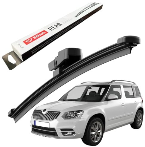Silbak Rear Windscreen Wiper, fits for SKODA YETI (05/2009-12/2017) Rear Wiper Blade, 280mm