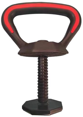 Kettlebell Converter-Griff mit Basis, einstellbares Gewicht Nicht-rutscher Hantelgriffe, kompakte tragbare multifunktionale Hantelwandlerstange für den Kettlebell-Griff