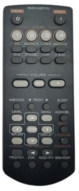 Remote Control Replacement For Yamaha AV Amplifier Receiver RX-V363 HTR-6130 HTR-6230 HTIB-680 HTIB-6800