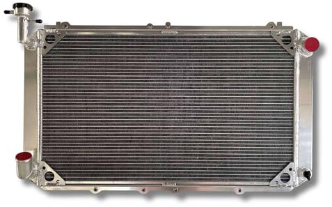 Radiador Sobredimensionado de Aluminio 3 Vías compatible con Nissan Patrol GR Y60 RD28 RD28T (No vale para Y61)