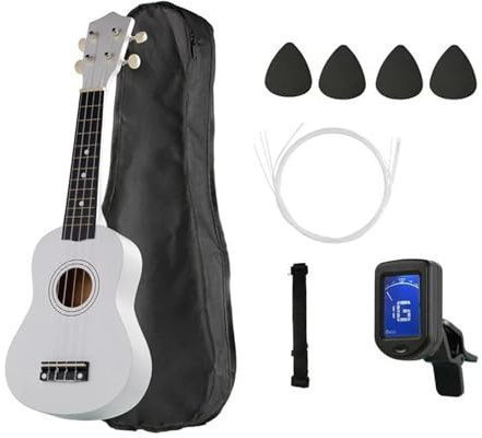 Erwachsenen Ukulele 21-Zoll-Ukulele Mit Pfirsichblütenkern Spielbares Instrument Kleine Gitarre Komplettem Zubehör(21-inch violet)