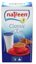 Daily Calorie-Free Sweetener - 2 x 400 Tablet Dispensers (800 Total) - Instant Dissolve Sugar Substitute for Tea & Coffee - Compact Click-Dispenser - Zero Calories