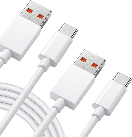 120W Turbo Charging USB C Charger Cable for Mi 14 13 Lite/13/13 Pro -2pcs | Cable Type C, 6A Charging for 12T/12 12X/11T 10T, Note 11 Pro+ 5G/11 Pro/10 9 Pro,Poco F4/X4 Pro, Câble USB C Charge Rapide