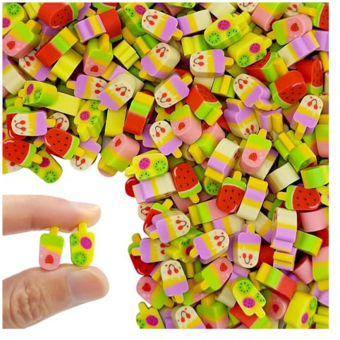 Rockreyoa 100 Stk Radiergummi Set Kinder Radierer für Schule Party Eis