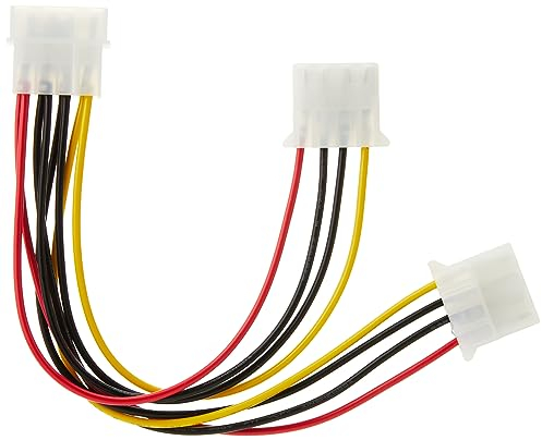 StarTech.com LP4 to 2x LP4 Power Y Splitter Cable M/F - LP4 Splitter - Molex Y Splitter - Molex Splitter (PYO2L)