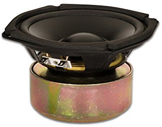 Goldwood Sound GW-205/4S Shielded 5.25 Woofer 130 Watt 4ohm Replacement Speaker,Black