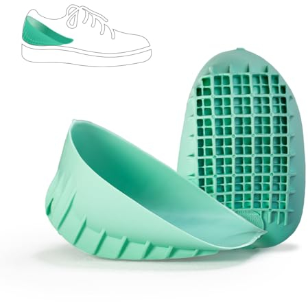 Tuli's Heavy Duty Heel Cups, Inserto Ammortizzante per Assorbimento degli Urti, Fascite Plantare, Malattia di Sever e Dolore al Tallone, Realizzato negli Stati Uniti, Taglia Standard, 1 Coppia