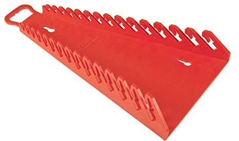 Ernst Manufacturing 5188-Red Gripper Reverse Wrench Organizer, 15 Tool, Red