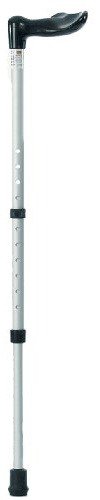 NRS Healthcare Fischer Handle Walking Stick-Adjustable Height - Right Handed