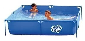 Piscinas Toi 3169 - Piscina infantil cuadrada, 190 x 190 x 45 cm, color azul