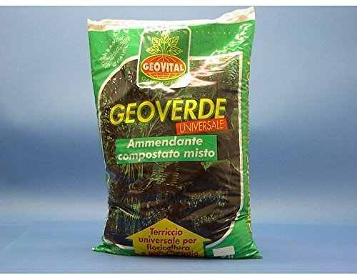 Terriccio Universale 'Geoverde' Torba (50%), Con Fertilizzanti Per Un Rapido E Vigoroso Sviluppo Floreale E Vegetale.