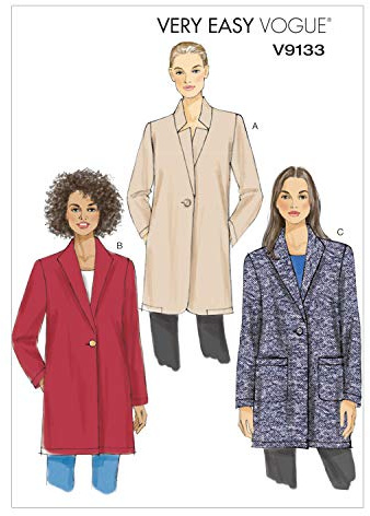 Vogue Sewing Pattern V9133 Misses’ Jacket