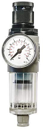 Schneider Druckluft Filterdruckminderer FDM 1/4 C (Druckminderer 0-10 bar, für Kompressoren, Ersatzteil) DGKD225027