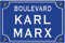 Deco-idees Aufkleber Straßenschild, Karl Marx, selbstklebend