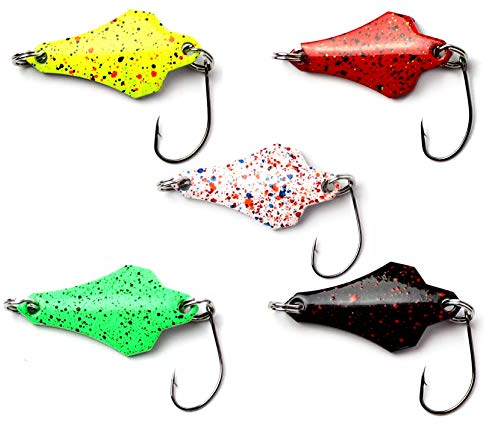 Major Fish Spoon Set Ultra Light Blinker 5 Stück 2,5 cm 3 Gramm