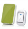 Wireless doorbell, 36 ringtones, 3 Levels, Volume Adjustment, Silent doorbell@Green