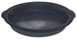 Zenker 685532 - Molde de silicona para tartas, fibra de vidrio, redondo, 25 cm, silicona, fibra de vidrio, nailon, gris, 25 x 4 cm