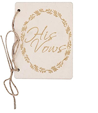 2pcs Eheversprechen Buch Holz Hanf Seil Gästebücher Andenken Brautdusche Geschenke Hochzeitsdekoration MEHRWEG VERPAKUNG(#1)