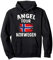 NORWEGEN Angel Tour - Geschenk für Angler Pullover Hoodie