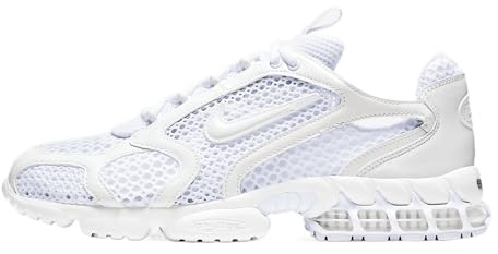 NIKE Men's Air Zoom Spiridon Cage 2 Sneaker, White Black, 12 UK