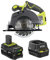 RYOBI 18-Volt Cordless 5 12inch Circular Saw Kit with a 4Ah Battery and Charger (No Retail Packaging)
