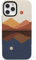 Casely Schutzhülle für iPhone 12/12 Pro, Gegensätze ziehen an, Tag und Nacht Colorblock-Berge, kompatibel mit MagSafe, auffälliges Schutzdesign