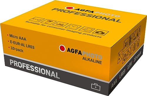 AgfaPhoto Professional Micro (AAA)-Batterie Alkali-Mangan 1.5 V 10 St.