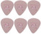 Jeiento Niedliche Gitarrenplektren, Stärke 0,96 mm, für Akustik, Klassik, Elektro, Bassgitarre, Gitarrenzubehör, rosa Erdbeerkuh, 6 Stück