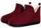 GURGER Hausstiefel Damen Plüsch Gefüttert Hüttenschuhe Herren Winter Hausschuhe Hohe Warm Hüttenstiefel Pantoffeln für Männer Frauen Größe 38 39 Rot